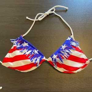 Patriotic bikini top